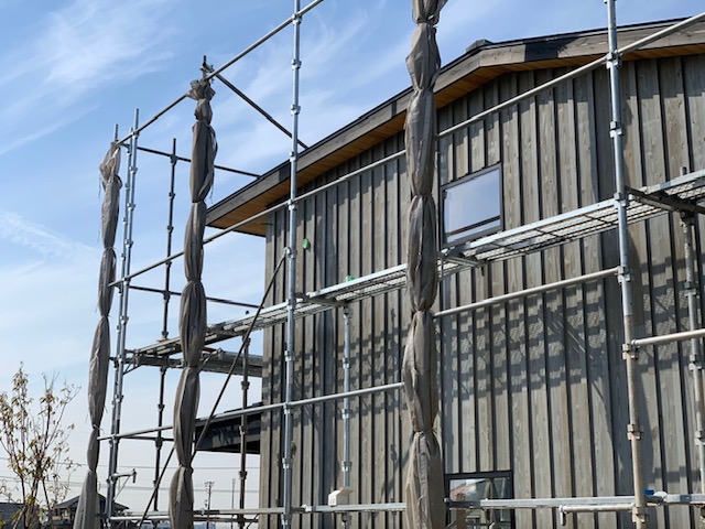 新築工事進行中